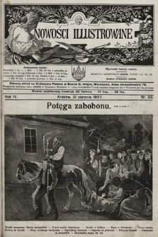 Nowości Illustrowane. 1907, nr 35
