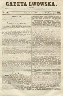 Gazeta Lwowska. 1850, nr 78