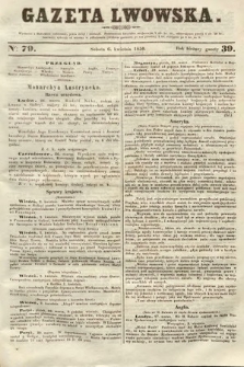 Gazeta Lwowska. 1850, nr 79