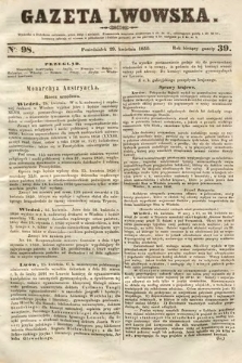 Gazeta Lwowska. 1850, nr 98