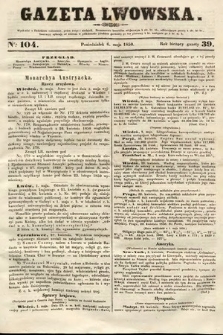 Gazeta Lwowska. 1850, nr 104