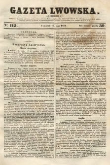 Gazeta Lwowska. 1850, nr 112