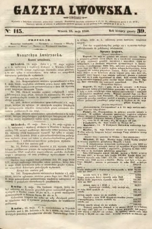 Gazeta Lwowska. 1850, nr 115