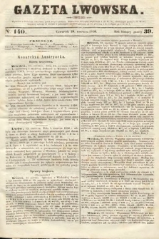 Gazeta Lwowska. 1850, nr 140