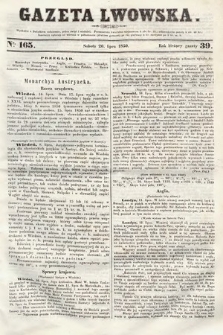 Gazeta Lwowska. 1850, nr 165