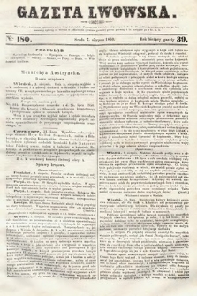 Gazeta Lwowska. 1850, nr 180