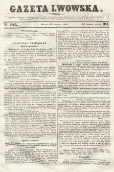 Gazeta Lwowska. 1850, nr 185