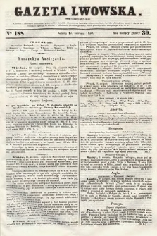 Gazeta Lwowska. 1850, nr 188