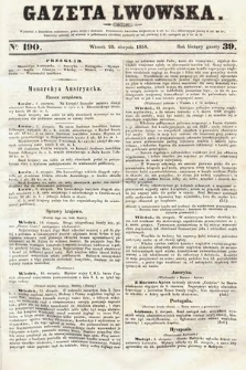 Gazeta Lwowska. 1850, nr 190
