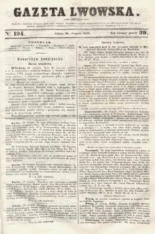 Gazeta Lwowska. 1850, nr 194