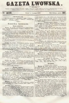 Gazeta Lwowska. 1850, nr 203