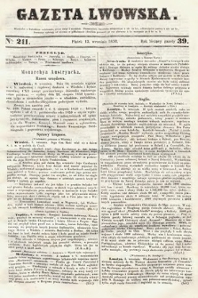 Gazeta Lwowska. 1850, nr 211