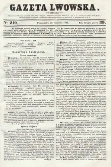 Gazeta Lwowska. 1850, nr 219