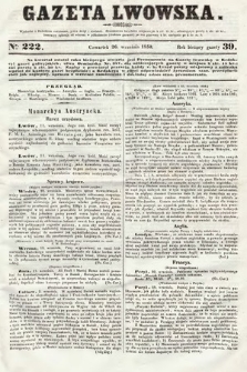 Gazeta Lwowska. 1850, nr 222