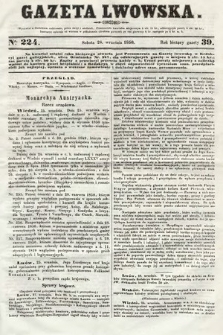 Gazeta Lwowska. 1850, nr 224