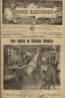 Nowości Illustrowane. 1922, nr 36