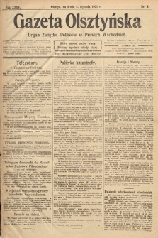 Gazeta Olsztyńska : organ Związku Polaków w Prusach Wschodnich. 1921, nr 3