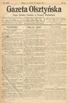 Gazeta Olsztyńska : organ Związku Polaków w Prusach Wschodnich. 1921, nr 9