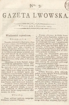 Gazeta Lwowska. 1815, nr 2