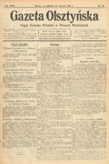 Gazeta Olsztyńska : organ Związku Polaków w Prusach Wschodnich. 1921, nr 18