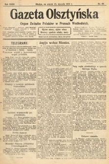 Gazeta Olsztyńska : organ Związku Polaków w Prusach Wschodnich. 1921, nr 19