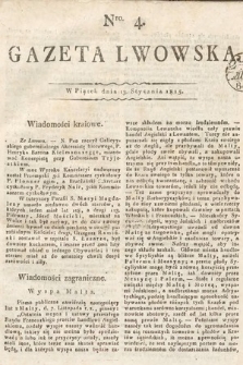Gazeta Lwowska. 1815, nr 4