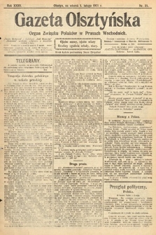 Gazeta Olsztyńska : organ Związku Polaków w Prusach Wschodnich. 1921, nr 25