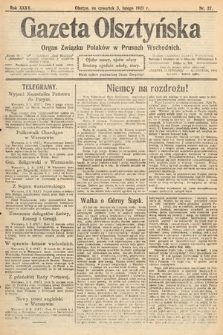 Gazeta Olsztyńska : organ Związku Polaków w Prusach Wschodnich. 1921, nr 27
