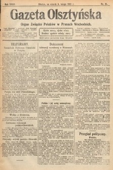 Gazeta Olsztyńska : organ Związku Polaków w Prusach Wschodnich. 1921, nr 31
