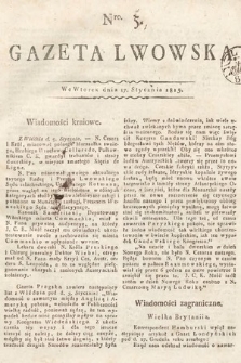 Gazeta Lwowska. 1815, nr 5