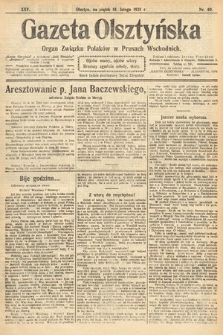 Gazeta Olsztyńska : organ Związku Polaków w Prusach Wschodnich. 1921, nr 40