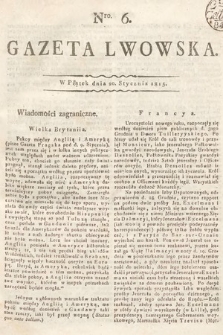 Gazeta Lwowska. 1815, nr 6
