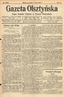Gazeta Olsztyńska : organ Związku Polaków w Prusach Wschodnich. 1921, nr 53