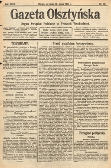 Gazeta Olsztyńska : organ Związku Polaków w Prusach Wschodnich. 1921, nr 62