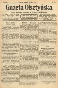 Gazeta Olsztyńska : organ Związku Polaków w Prusach Wschodnich. 1921, nr 64