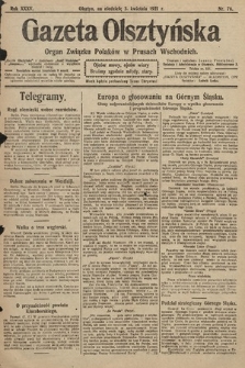 Gazeta Olsztyńska : organ Związku Polaków w Prusach Wschodnich. 1921, nr 76
