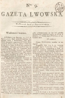Gazeta Lwowska. 1815, nr 9