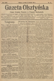 Gazeta Olsztyńska : organ Związku Polaków w Prusach Wschodnich. 1921, nr 78