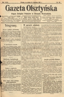 Gazeta Olsztyńska : organ Związku Polaków w Prusach Wschodnich. 1921, nr 87