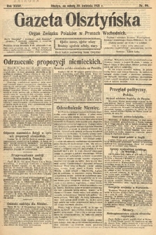 Gazeta Olsztyńska : organ Związku Polaków w Prusach Wschodnich. 1921, nr 99