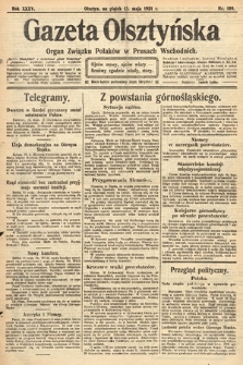 Gazeta Olsztyńska : organ Związku Polaków w Prusach Wschodnich. 1921, nr 109