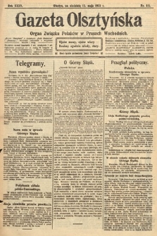 Gazeta Olsztyńska : organ Związku Polaków w Prusach Wschodnich. 1921, nr 111