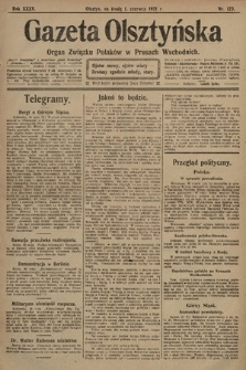 Gazeta Olsztyńska : organ Związku Polaków w Prusach Wschodnich. 1921, nr 123