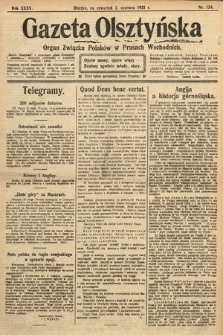 Gazeta Olsztyńska : organ Związku Polaków w Prusach Wschodnich. 1921, nr 124