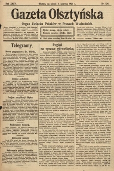 Gazeta Olsztyńska : organ Związku Polaków w Prusach Wschodnich. 1921, nr 126