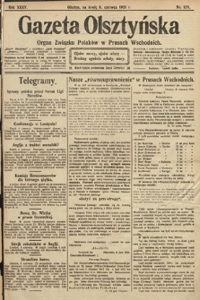 Gazeta Olsztyńska : organ Związku Polaków w Prusach Wschodnich. 1921, nr 129
