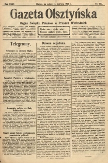 Gazeta Olsztyńska : organ Związku Polaków w Prusach Wschodnich. 1921, nr 132