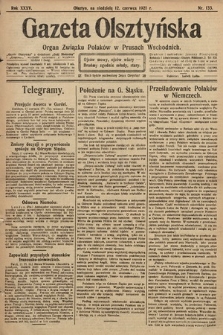 Gazeta Olsztyńska : organ Związku Polaków w Prusach Wschodnich. 1921, nr 133