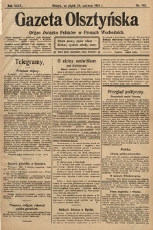 Gazeta Olsztyńska : organ Związku Polaków w Prusach Wschodnich. 1921, nr 143