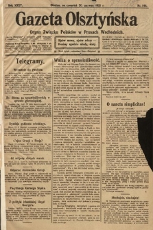 Gazeta Olsztyńska : organ Związku Polaków w Prusach Wschodnich. 1921, nr 148